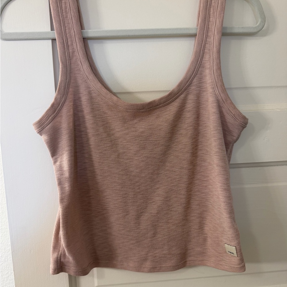Vouri Women's Ribbed Tank Top - Pink